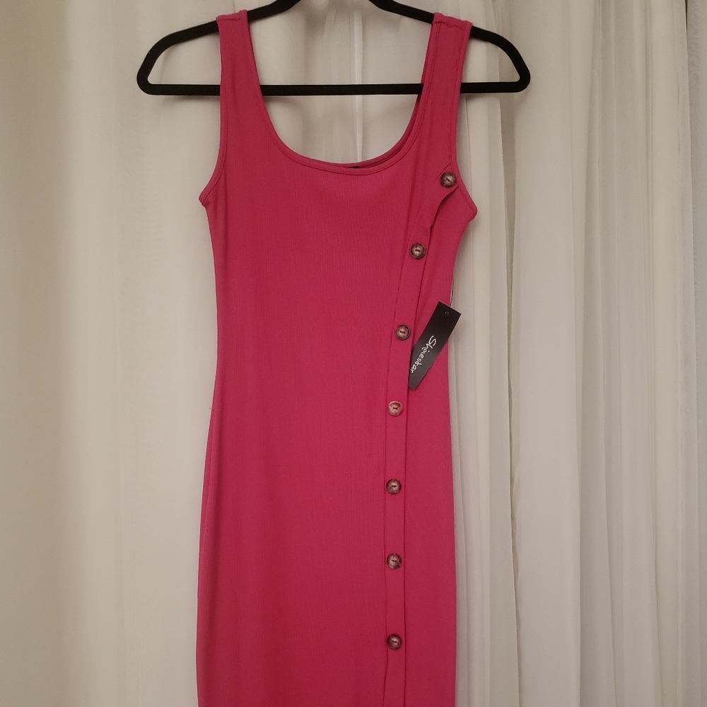 SHINESTAR Hot pink dress